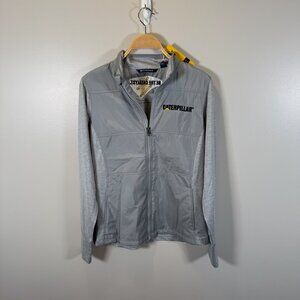 CUTTER & BUCK Wmn's Caterpillar Stealth Hybrid Quilted Full Zip Jacket Sz L